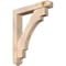 Ekena Millwork Merced Arts and Crafts Smooth Bracket w/ Offset Brace, Douglas Fir, 5 1/2"W x 30"D x 36"H BKT0604X30X36MRC03SDF - alternate 1